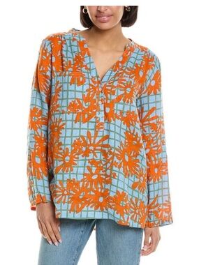 HIHO Tortola Martha Linen Tunic Size M